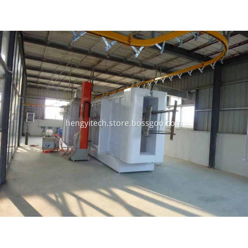 automatic powder coating line